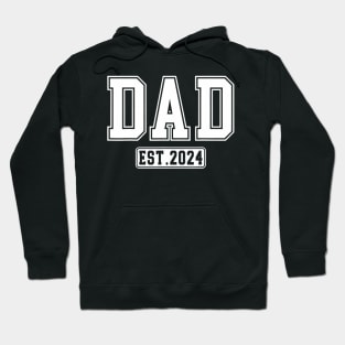 Dad Est. 2024 Expect Baby 2024 Father 2024 New Dad 2024 Hoodie